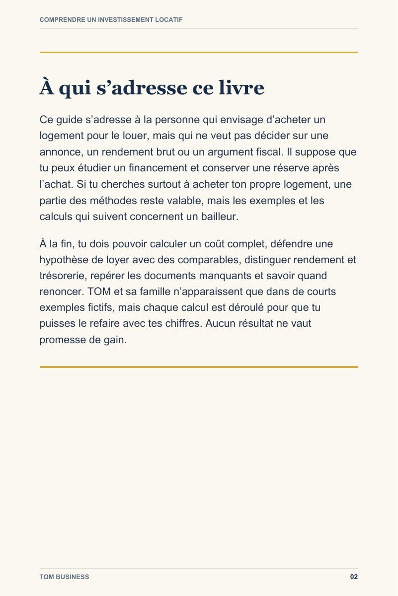 Aperçu page 3 de Comprendre un investissement locatif avant de signer